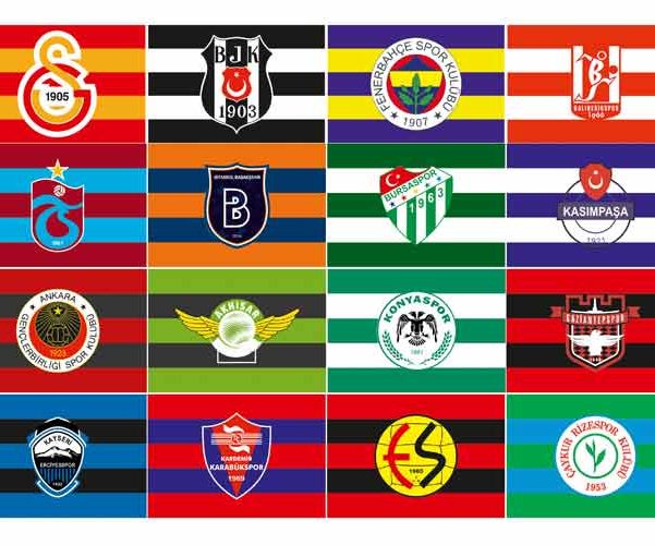 futbol takım bayrakları